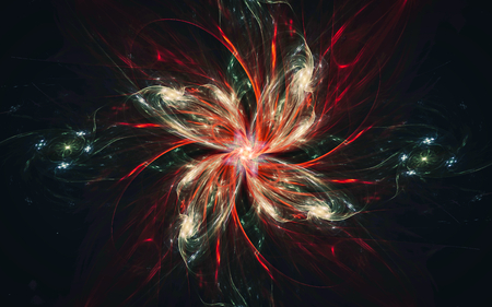 digital generated image in the form of abstract geometric shapes of various shades and colors for use in web design and computer graphics.の写真素材