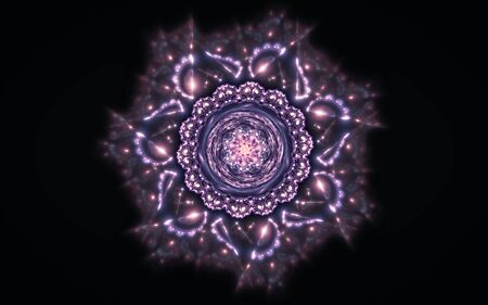 digital image generated on a computer consisting of beautiful abstract geometric shapes, lines of different colors for a background image or web design.の写真素材