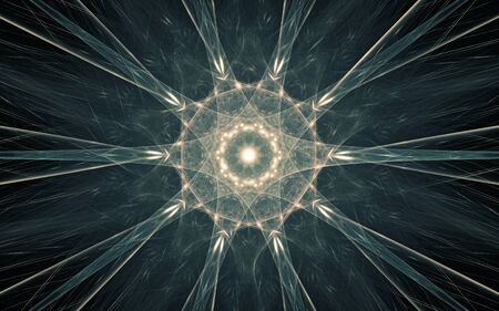 digital generated image in the form of abstract geometric shapes of various shades and colors for use in web design and computer graphics.の写真素材