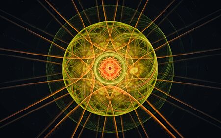 digital generated image in the form of abstract geometric shapes of various shades and colors for use in web design and computer graphics.の写真素材