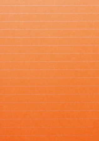 Blank lined orange paper for backgroundの写真素材