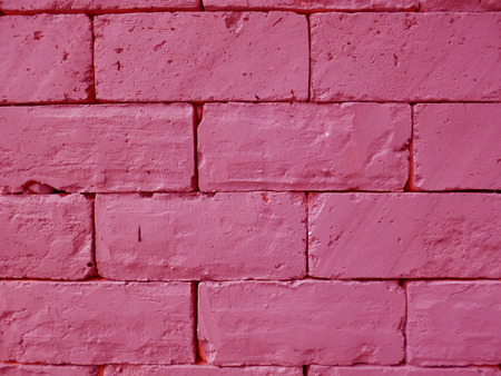 pink pastel block brick wall seamless Vector illustration background - texture の写真素材