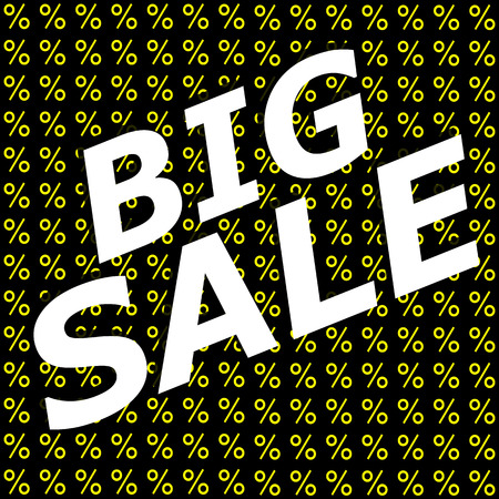 Promotional banner for Your Big salesのイラスト素材