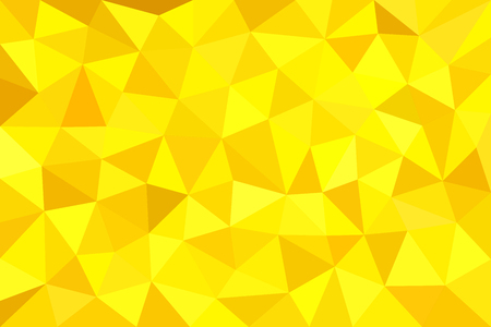 Gold, yellow, polygonal, trigonal background. Abstract vector illustration.のイラスト素材