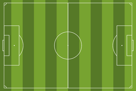 Football field Simpleのイラスト素材