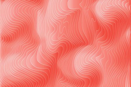 Abstract creative background in coral and pink gradient colors. Vector illustration.のイラスト素材