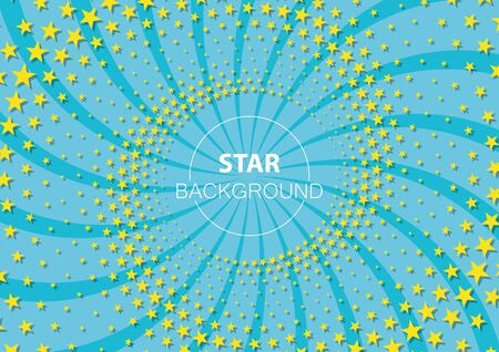 Original abstract background with a half-tone of stars with a place to insertのイラスト素材