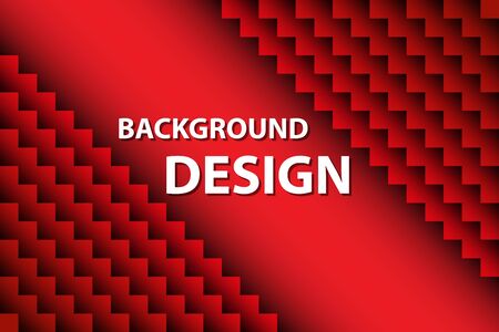 Red geometric background for your unique designのイラスト素材