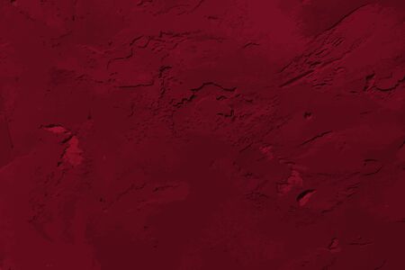 Abstract background in the form of crimson worn rough plasterのイラスト素材
