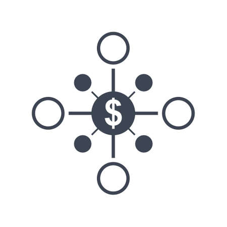 Affiliate marketing iconのイラスト素材