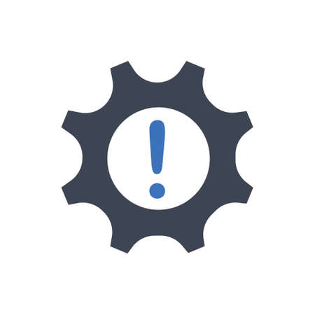 Confused setting iconのイラスト素材