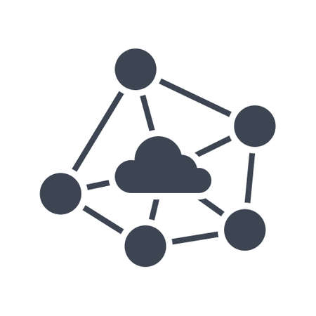 Cloud Connectivity Iconのイラスト素材