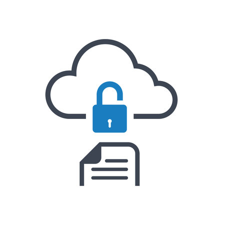 Security Cloud File Upload Icon