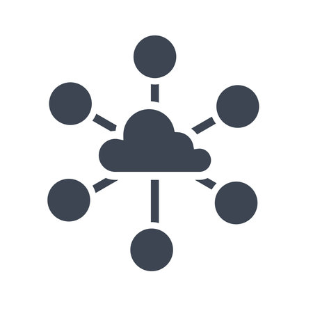 Cloud Computing Iconのイラスト素材