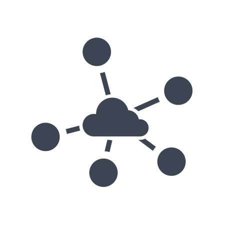 Cloud Connectivity Iconのイラスト素材