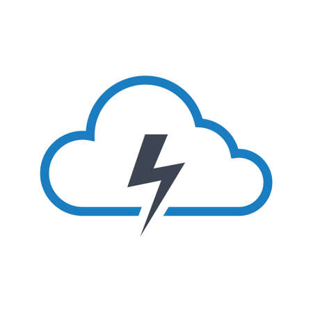 Thunderstorm iconのイラスト素材