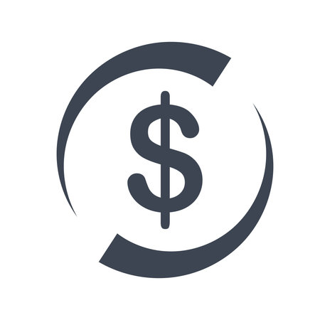 Currency exchange iconのイラスト素材