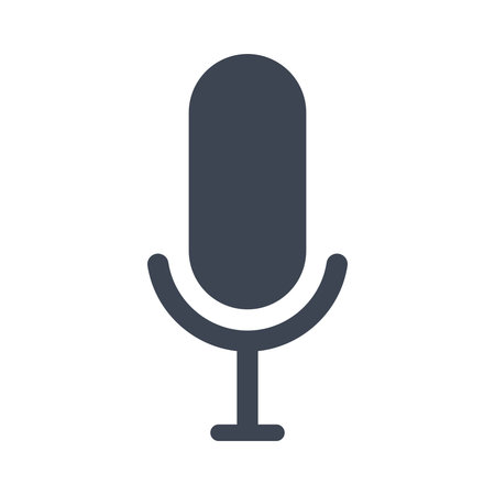 Microphone, mic iconのイラスト素材