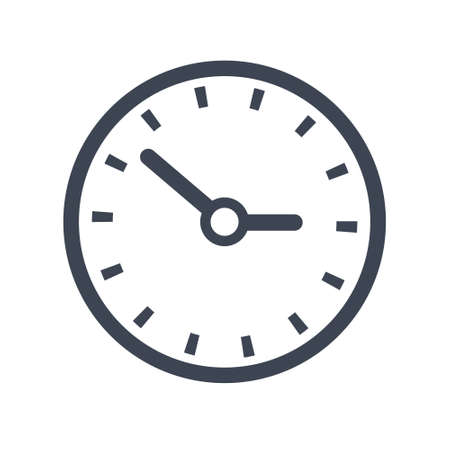 Clock icon  illustrationのイラスト素材