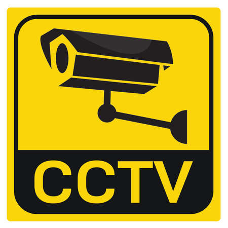 CCTV surveillance iconのイラスト素材
