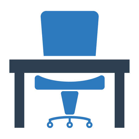 office desk iconのイラスト素材