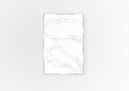 Clouds with a marble texture. Vector illustration of an elegant cover or background. White soft cloudsのイラスト素材
