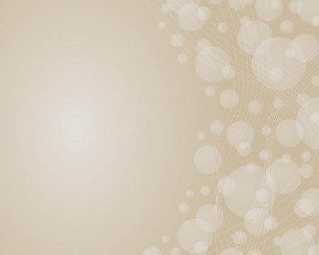 light background with the dynamic lines and white light bubles on the one sideのイラスト素材