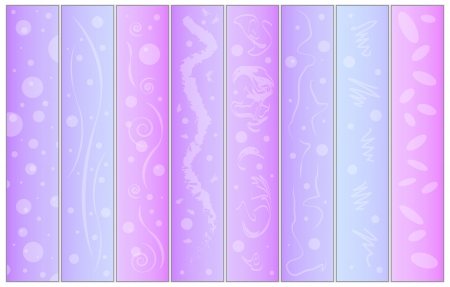 background from different color lines with different objectsのイラスト素材