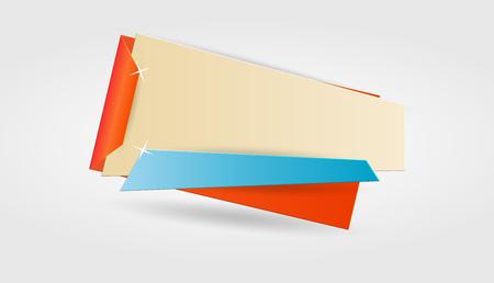 empty color banner on gray gradient backgroundのイラスト素材