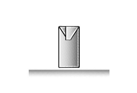 juice bottle in retro comic style on white backgroundのイラスト素材