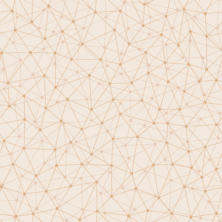 Seamless pattern. Wavy linear stripes with dots. Repeating abstract background with circles or dots.のイラスト素材