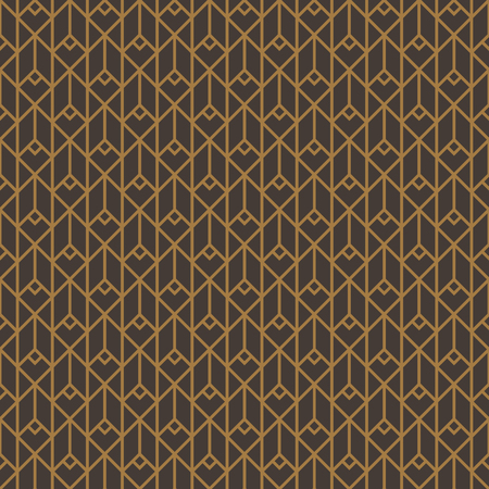 Seamless pattern. Linear crossing curves. Repeating abstract background.のイラスト素材