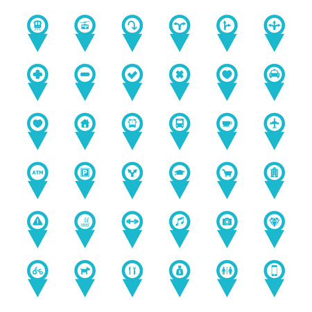 Pointer with iconのイラスト素材