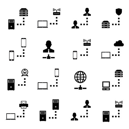Network iconのイラスト素材