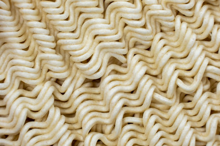Instant Noodle or Ramen Close up