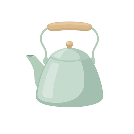 Minimal Kitchen Kettle Illustration Designのイラスト素材