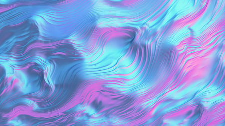 abstract blue and pink background with smooth lines and waves in itの素材