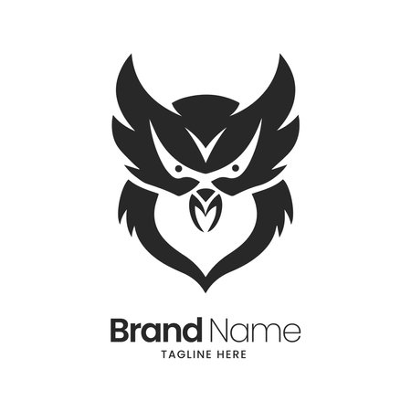 Bald eagle logo template vector icon illustration design isolated on white backgroundのイラスト素材