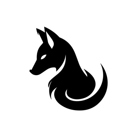 Fox head logo design vector template. Creative fox head icon design.のイラスト素材