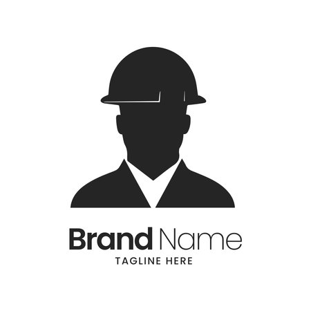 Engineer logo design with modern concept. Icon engineer vector design.のイラスト素材