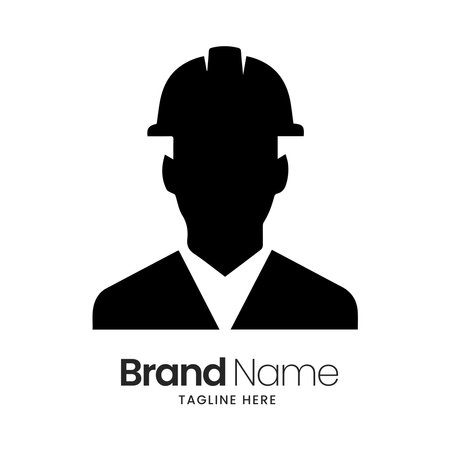 builder icon on white background. Flat vector builder icon symbol design.のイラスト素材