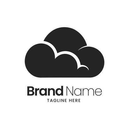 Cloud logo design vector template. Cloud logo concept. Cloud logo designのイラスト素材