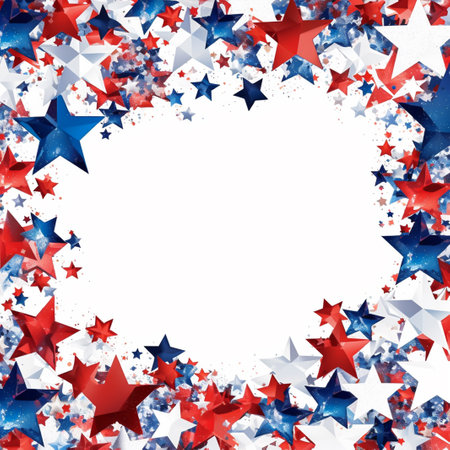 Abstract watercolor background. Blue, red, white and red spots.の素材