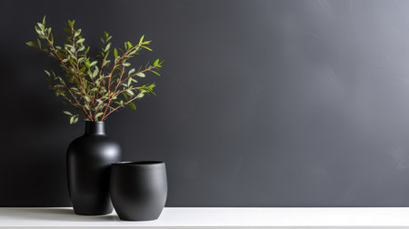 floor with black background, product presentation floor black interior backgroundの素材