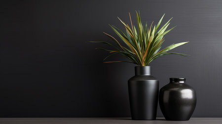 floor with black background, product presentation floor black interior backgroundの素材