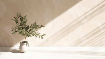 Rustic Exposed Brick Wall with Minimalist Product Backdrop Background Neutral Minimalist Simple Minimal Color, Vaseの素材
