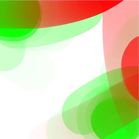 Abstract colorful watercolor creative background green and red color. Vectorのイラスト素材