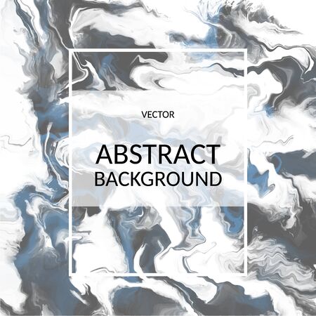 Vector abstract marble texture grey blue colorのイラスト素材