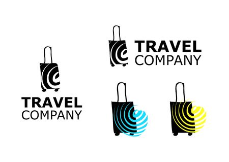 travel agency symbol road on whiteのイラスト素材