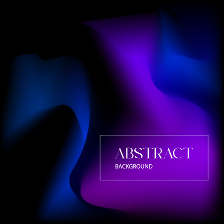 Abstract background template dark design blue violet gradient color on blackのイラスト素材